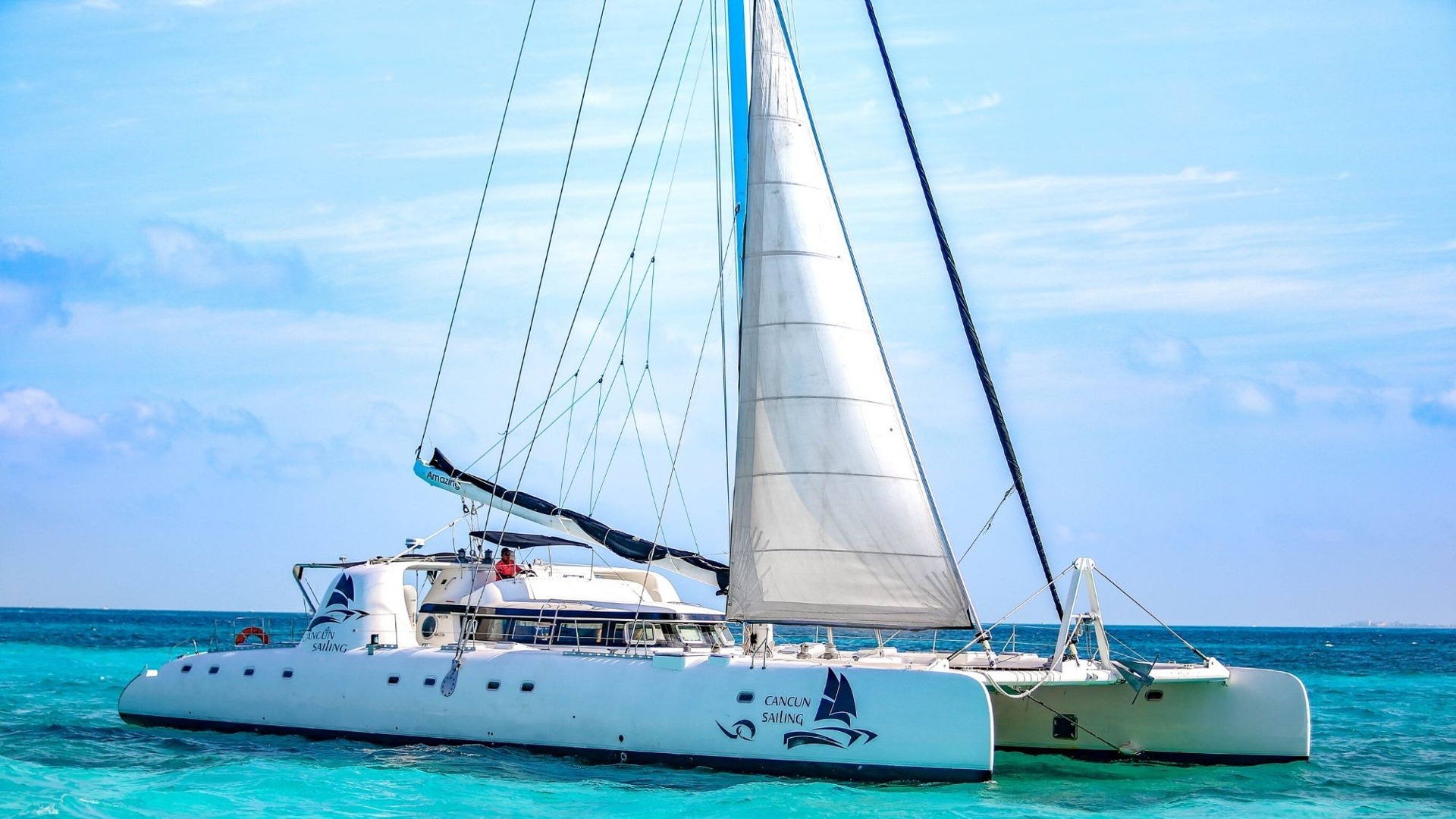 6 - LoRes - Amazing - Isla Mujeres Catamaran Tour - Cancun Sailing