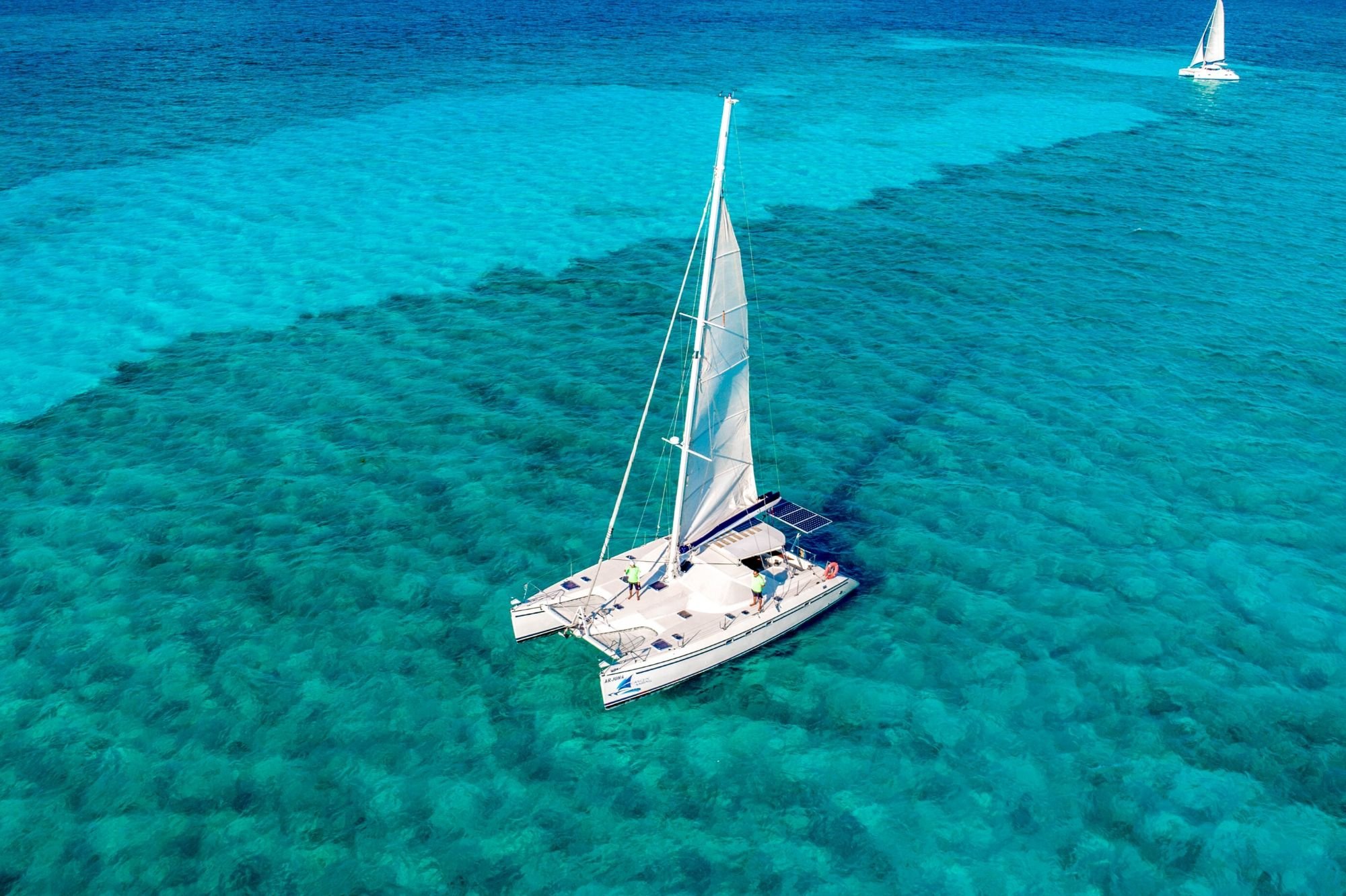 2 - HiRes - Arjuna - Isla Mujeres Catamaran Tour - Cancun Sailing