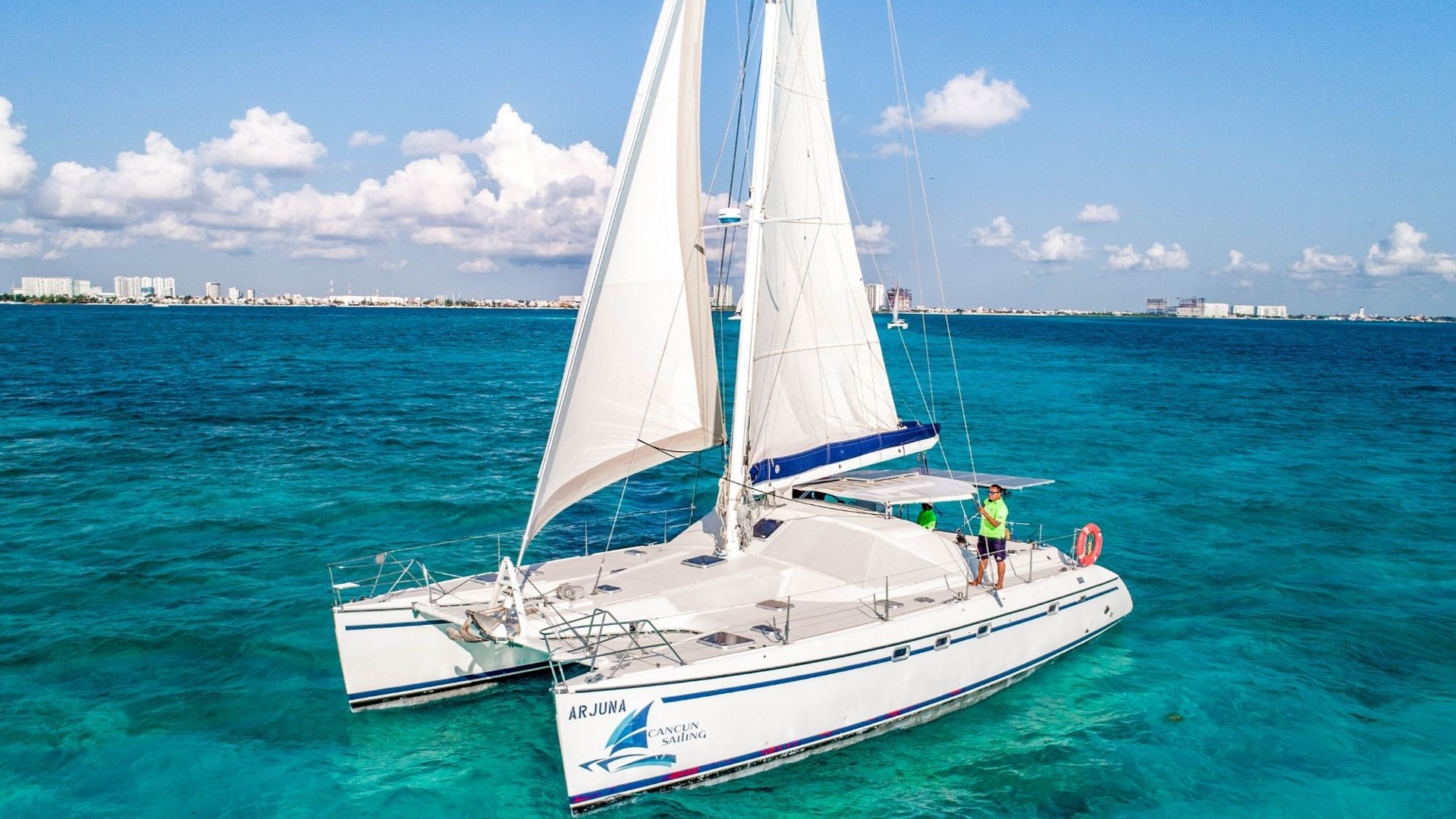 3 - LoRes - Arjuna - Isla Mujeres Catamaran Tour - Cancun Sailing