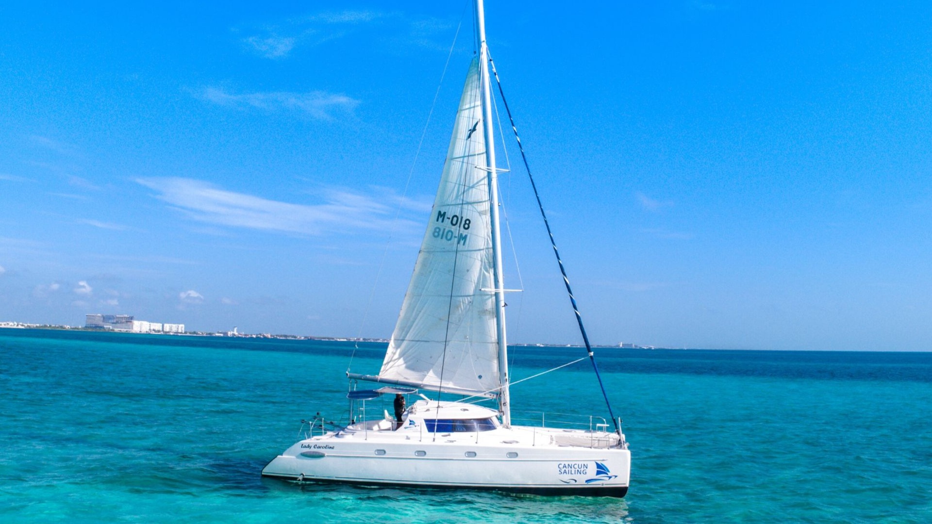 4 - LoRes - Lady Caroline - Isla Mujeres Catamaran Tour - Cancun Sailing
