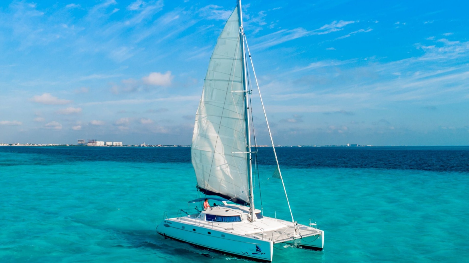 7 - LoRes - Lady Caroline - Isla Mujeres Catamaran Tour - Cancun Sailing