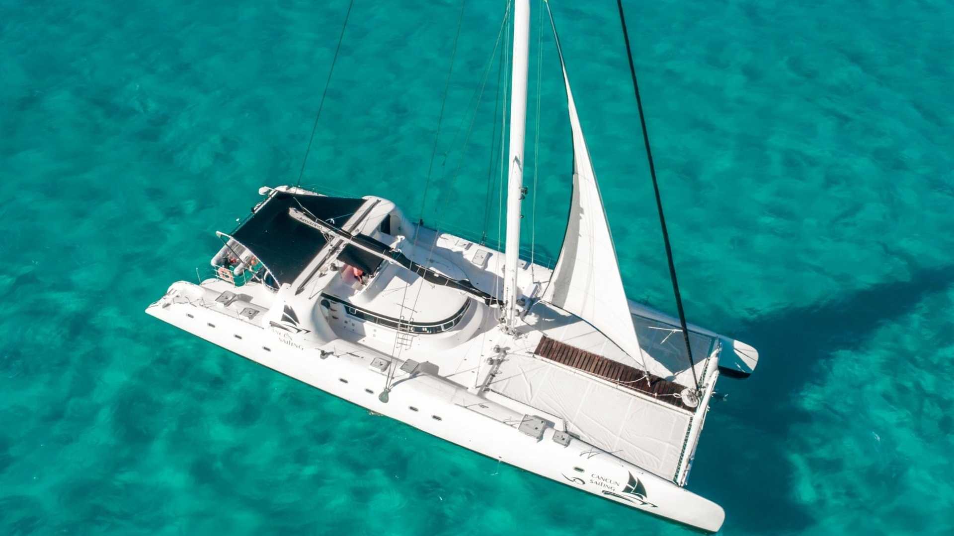 2 - LoRes - Amazing - Isla Mujeres Catamaran Tour - Cancun Sailing