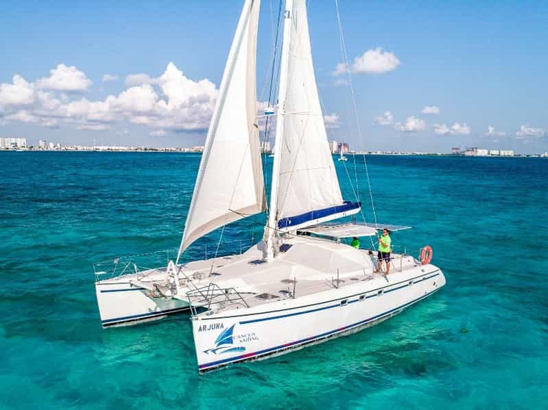 Cancun To Isla Mujeres All Inclusive Catamaran Sailing Tour 2021
