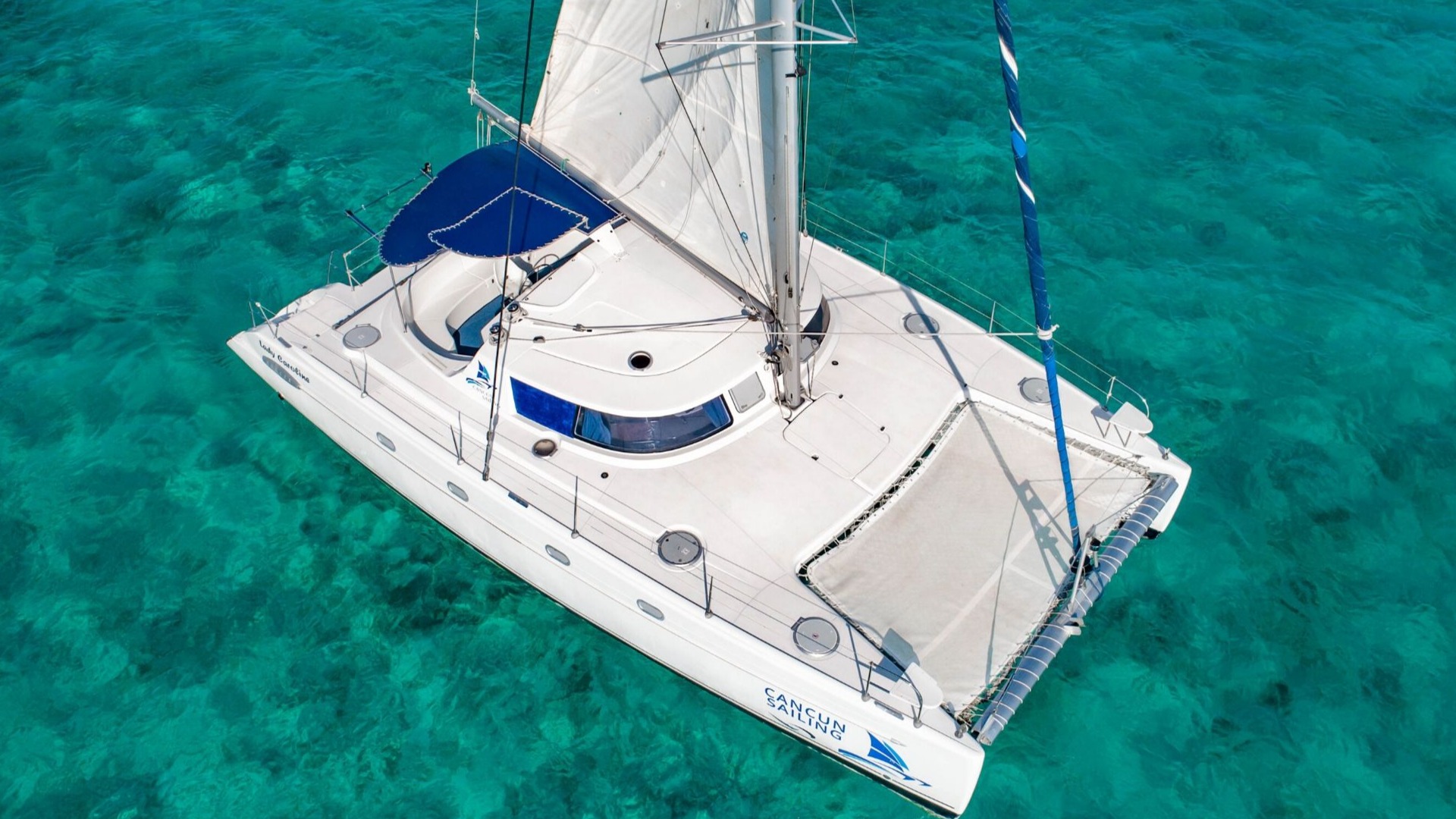 3 - LoRes - Lady Caroline - Isla Mujeres Catamaran Tour - Cancun Sailing