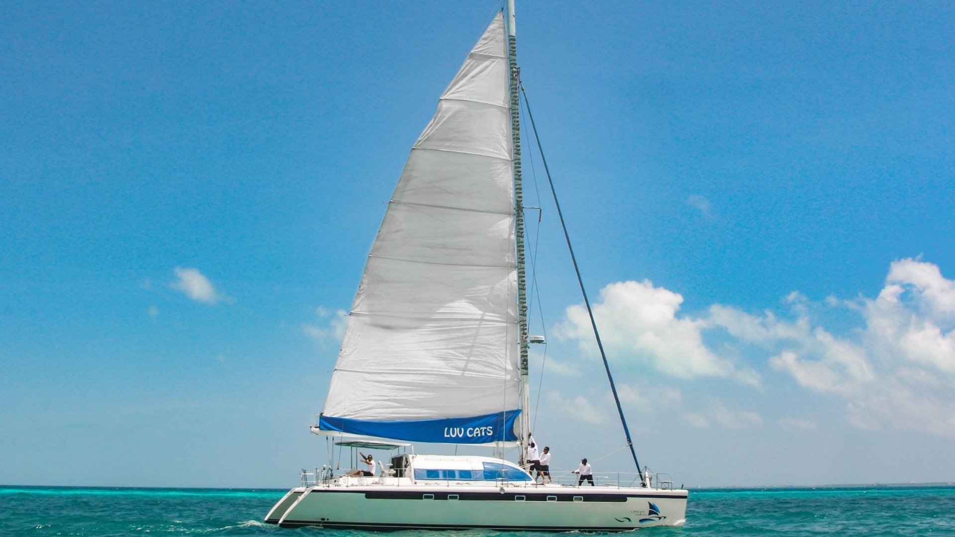 3 - LowRes - Luv Cat - Isla Mujeres Catamaran Tour - Cancun Sailing