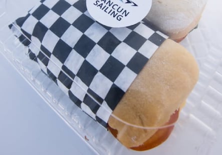cancun sailing food in catamaran tour