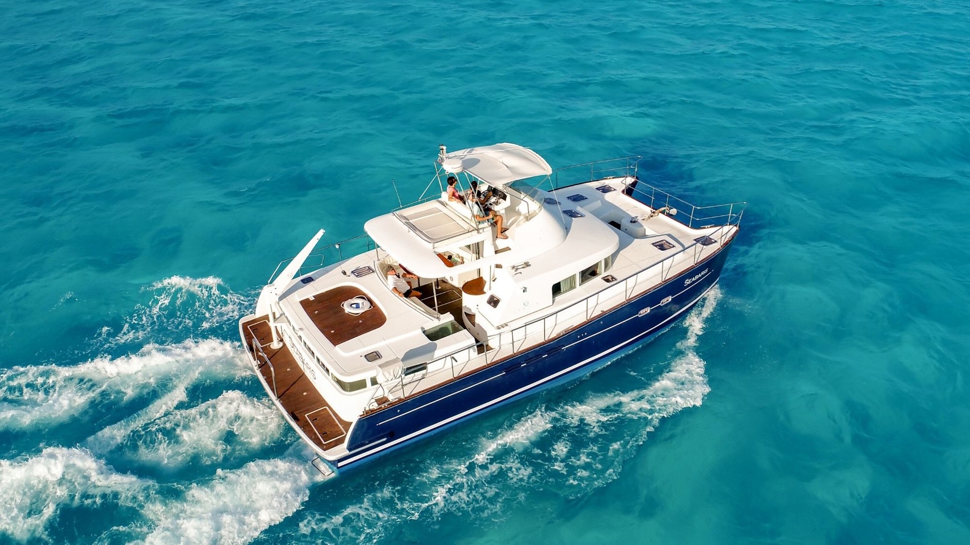Private Isla Mujeres tour in catamaran - Seabaris - Cancun Sailing