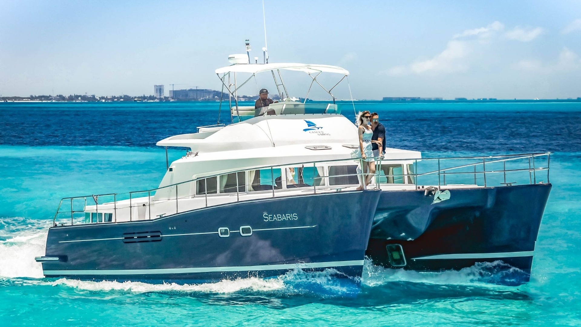Private Isla Mujeres tour in catamaran - Seabaris - Cancun Sailing