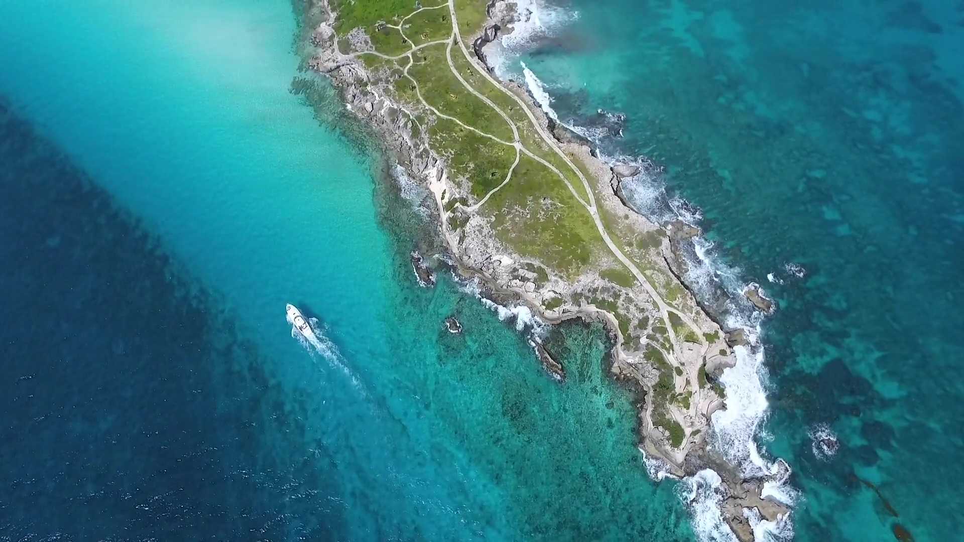 Isla mujeres Aerial Photo